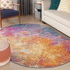 image:imageNourison Home Passion CharcoalIvory 110 x 210 AreaRug Modern Abstract EasyCleaning Non Shedding Bed Room Living Room Dining Room Kitchen 2 x 3Sunburst