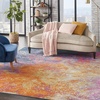 image:imageNourison Home Passion CharcoalIvory 110 x 210 AreaRug Modern Abstract EasyCleaning Non Shedding Bed Room Living Room Dining Room Kitchen 2 x 3Sunburst