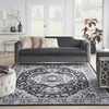 image:imageNourison Home Passion Ivory Grey 110 x 210 Area Rug  Easy Clean Non Shedding Bed Room Living Room Dining Room Kitchen 2 x 3Black Ivory