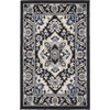 image:imageNourison Home Passion Ivory Grey 110 x 210 Area Rug  Easy Clean Non Shedding Bed Room Living Room Dining Room Kitchen 2 x 3Black Ivory