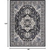 image:imageNourison Home Passion Ivory Grey 110 x 210 Area Rug  Easy Clean Non Shedding Bed Room Living Room Dining Room Kitchen 2 x 3Black Ivory