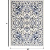 image:imageNourison Home Passion Ivory Grey 110 x 210 Area Rug  Easy Clean Non Shedding Bed Room Living Room Dining Room Kitchen 2 x 3IvoryGrey