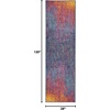 image:imageNourison Home Passion Multicolor 110 x 210 Area Rug  Easy Clean Non Shedding Bed Room Living Room Dining Room Kitchen 2 x 3Multi Color
