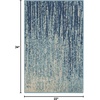 image:imageNourison Home Passion Multicolor 110 x 210 Area Rug  Easy Clean Non Shedding Bed Room Living Room Dining Room Kitchen 2 x 3Navy Light Blue