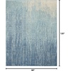 image:imageNourison Home Passion Multicolor 110 x 210 Area Rug  Easy Clean Non Shedding Bed Room Living Room Dining Room Kitchen 2 x 3NavyLight Blue