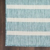 image:imageNourison Home Positano Charcoal Ivory 5 x 7 Area Rug  Easy Clean Non Shedding Bed Room Living Room Dining Room Kitchen 5 x 7Aqua Ivory