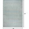 image:imageNourison Home Positano Charcoal Ivory 5 x 7 Area Rug  Easy Clean Non Shedding Bed Room Living Room Dining Room Kitchen 5 x 7Aqua Ivory