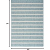 image:imageNourison Home Positano Charcoal Ivory 5 x 7 Area Rug  Easy Clean Non Shedding Bed Room Living Room Dining Room Kitchen 5 x 7Aqua Ivory