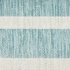 image:imageNourison Home Positano Charcoal Ivory 5 x 7 Area Rug  Easy Clean Non Shedding Bed Room Living Room Dining Room Kitchen 5 x 7Aqua Ivory
