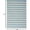 image:imageNourison Home Positano Charcoal Ivory 5 x 7 Area Rug  Easy Clean Non Shedding Bed Room Living Room Dining Room Kitchen 5 x 7Aqua Ivory