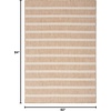 image:imageNourison Home Positano Charcoal Ivory 5 x 7 Area Rug  Easy Clean Non Shedding Bed Room Living Room Dining Room Kitchen 5 x 7Beige Ivory