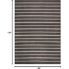 image:imageNourison Home Positano Charcoal Ivory 5 x 7 Area Rug  Easy Clean Non Shedding Bed Room Living Room Dining Room Kitchen 5 x 7Black Ivory