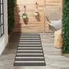 image:imageNourison Home Positano Charcoal Ivory 5 x 7 Area Rug  Easy Clean Non Shedding Bed Room Living Room Dining Room Kitchen 5 x 7Black Ivory