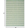 image:imageNourison Home Positano Charcoal Ivory 5 x 7 Area Rug  Easy Clean Non Shedding Bed Room Living Room Dining Room Kitchen 5 x 7Blue Green Ivory