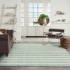 image:imageNourison Home Positano Charcoal Ivory 5 x 7 Area Rug  Easy Clean Non Shedding Bed Room Living Room Dining Room Kitchen 5 x 7Blue Green Ivory