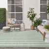 image:imageNourison Home Positano Charcoal Ivory 5 x 7 Area Rug  Easy Clean Non Shedding Bed Room Living Room Dining Room Kitchen 5 x 7Blue Green Ivory