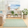 image:imageNourison Home Positano Charcoal Ivory 5 x 7 Area Rug  Easy Clean Non Shedding Bed Room Living Room Dining Room Kitchen 5 x 7Blue Green Ivory