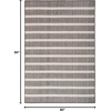 image:imageNourison Home Positano Charcoal Ivory 5 x 7 Area Rug  Easy Clean Non Shedding Bed Room Living Room Dining Room Kitchen 5 x 7Charcoal Ivory