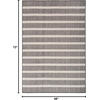 image:imageNourison Home Positano Charcoal Ivory 5 x 7 Area Rug  Easy Clean Non Shedding Bed Room Living Room Dining Room Kitchen 5 x 7Charcoal Ivory