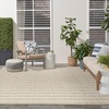 image:imageNourison Home Positano Charcoal Ivory 5 x 7 Area Rug  Easy Clean Non Shedding Bed Room Living Room Dining Room Kitchen 5 x 7Grey Ivory