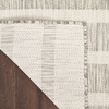image:imageNourison Home Positano Charcoal Ivory 5 x 7 Area Rug  Easy Clean Non Shedding Bed Room Living Room Dining Room Kitchen 5 x 7Grey Ivory