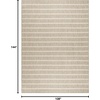 image:imageNourison Home Positano Charcoal Ivory 5 x 7 Area Rug  Easy Clean Non Shedding Bed Room Living Room Dining Room Kitchen 5 x 7Grey Ivory