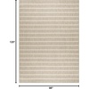 image:imageNourison Home Positano Charcoal Ivory 5 x 7 Area Rug  Easy Clean Non Shedding Bed Room Living Room Dining Room Kitchen 5 x 7Grey Ivory