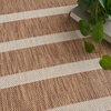 image:imageNourison Home Positano Charcoal Ivory 5 x 7 Area Rug  Easy Clean Non Shedding Bed Room Living Room Dining Room Kitchen 5 x 7Jute Ivory