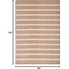 image:imageNourison Home Positano Charcoal Ivory 5 x 7 Area Rug  Easy Clean Non Shedding Bed Room Living Room Dining Room Kitchen 5 x 7Jute Ivory