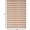 image:imageNourison Home Positano Charcoal Ivory 5 x 7 Area Rug  Easy Clean Non Shedding Bed Room Living Room Dining Room Kitchen 5 x 7Jute Ivory