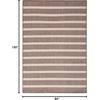 image:imageNourison Home Positano Charcoal Ivory 5 x 7 Area Rug  Easy Clean Non Shedding Bed Room Living Room Dining Room Kitchen 5 x 7Natural Ivory
