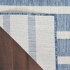 image:imageNourison Home Positano Charcoal Ivory 5 x 7 Area Rug  Easy Clean Non Shedding Bed Room Living Room Dining Room Kitchen 5 x 7Navy Ivory