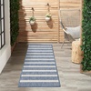 image:imageNourison Home Positano Charcoal Ivory 5 x 7 Area Rug  Easy Clean Non Shedding Bed Room Living Room Dining Room Kitchen 5 x 7Navy Ivory