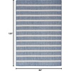 image:imageNourison Home Positano Charcoal Ivory 5 x 7 Area Rug  Easy Clean Non Shedding Bed Room Living Room Dining Room Kitchen 5 x 7Navy Ivory