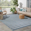 image:imageNourison Home Positano Charcoal Ivory 5 x 7 Area Rug  Easy Clean Non Shedding Bed Room Living Room Dining Room Kitchen 5 x 7Navy Ivory