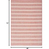 image:imageNourison Home Positano Charcoal Ivory 5 x 7 Area Rug  Easy Clean Non Shedding Bed Room Living Room Dining Room Kitchen 5 x 7Rainbow Ivory