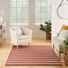 image:imageNourison Home Positano Charcoal Ivory 5 x 7 Area Rug  Easy Clean Non Shedding Bed Room Living Room Dining Room Kitchen 5 x 7Terracotta Ivory