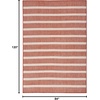 image:imageNourison Home Positano Charcoal Ivory 5 x 7 Area Rug  Easy Clean Non Shedding Bed Room Living Room Dining Room Kitchen 5 x 7Terracotta Ivory