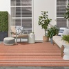 image:imageNourison Home Positano Charcoal Ivory 5 x 7 Area Rug  Easy Clean Non Shedding Bed Room Living Room Dining Room Kitchen 5 x 7Terracotta Ivory