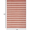 image:imageNourison Home Positano Charcoal Ivory 5 x 7 Area Rug  Easy Clean Non Shedding Bed Room Living Room Dining Room Kitchen 5 x 7Terracotta Ivory