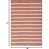 image:imageNourison Home Positano Charcoal Ivory 5 x 7 Area Rug  Easy Clean Non Shedding Bed Room Living Room Dining Room Kitchen 5 x 7Terracotta Ivory