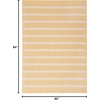 image:imageNourison Home Positano Charcoal Ivory 5 x 7 Area Rug  Easy Clean Non Shedding Bed Room Living Room Dining Room Kitchen 5 x 7Yellow Ivory