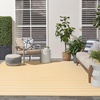 image:imageNourison Home Positano Charcoal Ivory 5 x 7 Area Rug  Easy Clean Non Shedding Bed Room Living Room Dining Room Kitchen 5 x 7Yellow Ivory