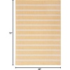 image:imageNourison Home Positano Charcoal Ivory 5 x 7 Area Rug  Easy Clean Non Shedding Bed Room Living Room Dining Room Kitchen 5 x 7Yellow Ivory