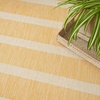 image:imageNourison Home Positano Charcoal Ivory 5 x 7 Area Rug  Easy Clean Non Shedding Bed Room Living Room Dining Room Kitchen 5 x 7Yellow Ivory