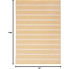 image:imageNourison Home Positano Charcoal Ivory 5 x 7 Area Rug  Easy Clean Non Shedding Bed Room Living Room Dining Room Kitchen 5 x 7Yellow Ivory