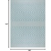 image:imageNourison Home Positano Jute 5 x 7 Area Rug  Easy Clean Non Shedding Bed Room Living Room Dining Room Kitchen 5 x 7Aqua