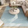 image:imageNourison Home Positano Jute 5 x 7 Area Rug  Easy Clean Non Shedding Bed Room Living Room Dining Room Kitchen 5 x 7Aqua