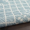 image:imageNourison Home Positano Jute 5 x 7 Area Rug  Easy Clean Non Shedding Bed Room Living Room Dining Room Kitchen 5 x 7Aqua