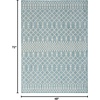 image:imageNourison Home Positano Jute 5 x 7 Area Rug  Easy Clean Non Shedding Bed Room Living Room Dining Room Kitchen 5 x 7Aqua